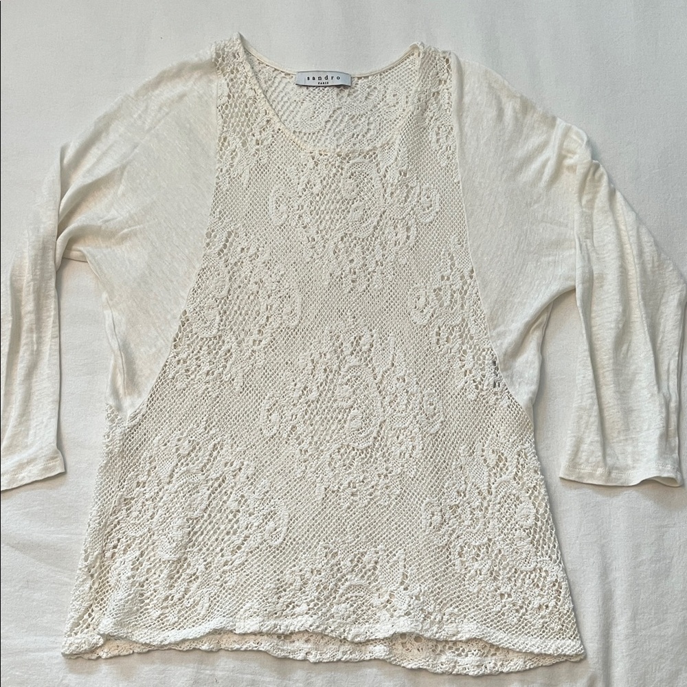Sandro lace top